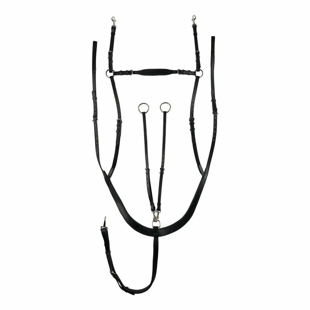 Hunting collar for horse combined with martingale Horze Belgravia
