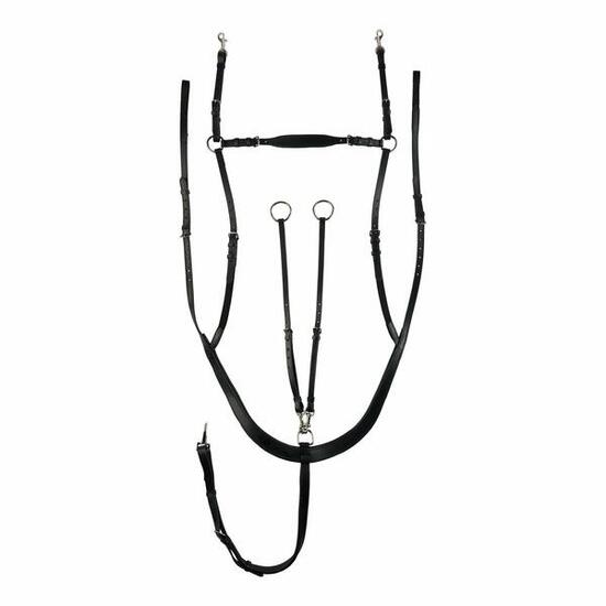 Collier de chasse pour cheval combinée avec martingale Horze Belgravia