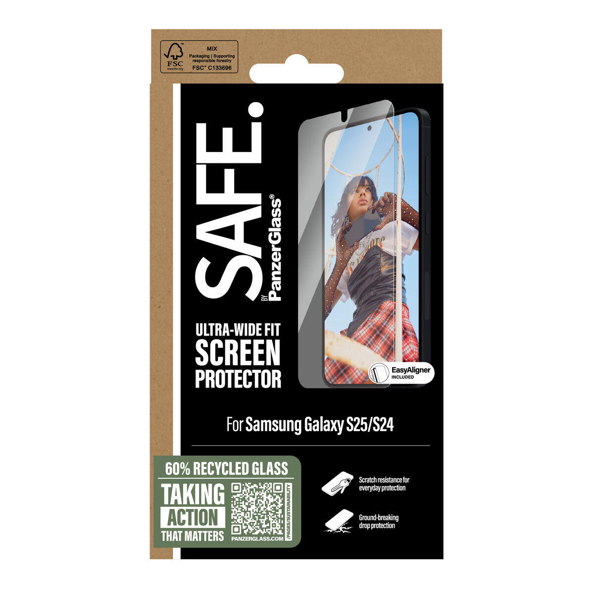 Film Protecteur pour Téléphone Portable PanzerGlass Samsung S25-S24 2/2