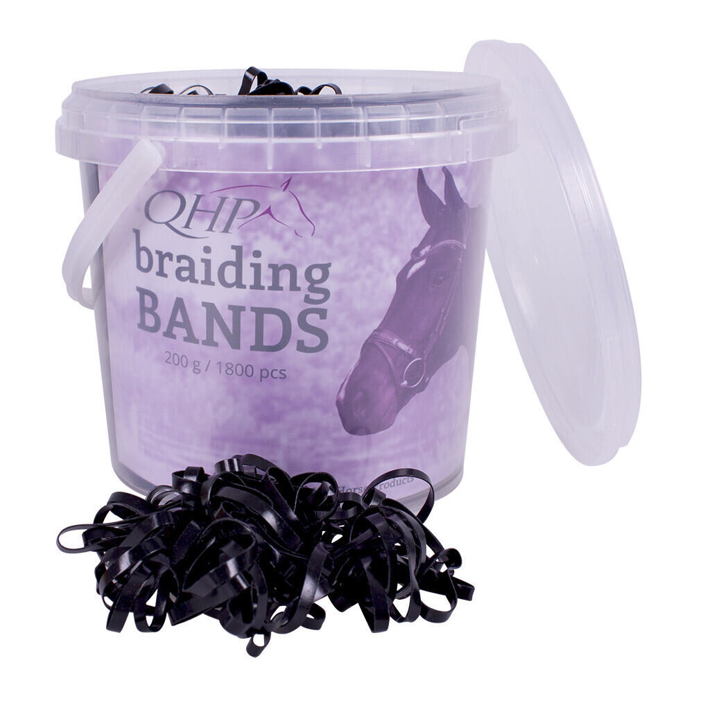 QHP Wide rubber hair ties for horses Q-essentials