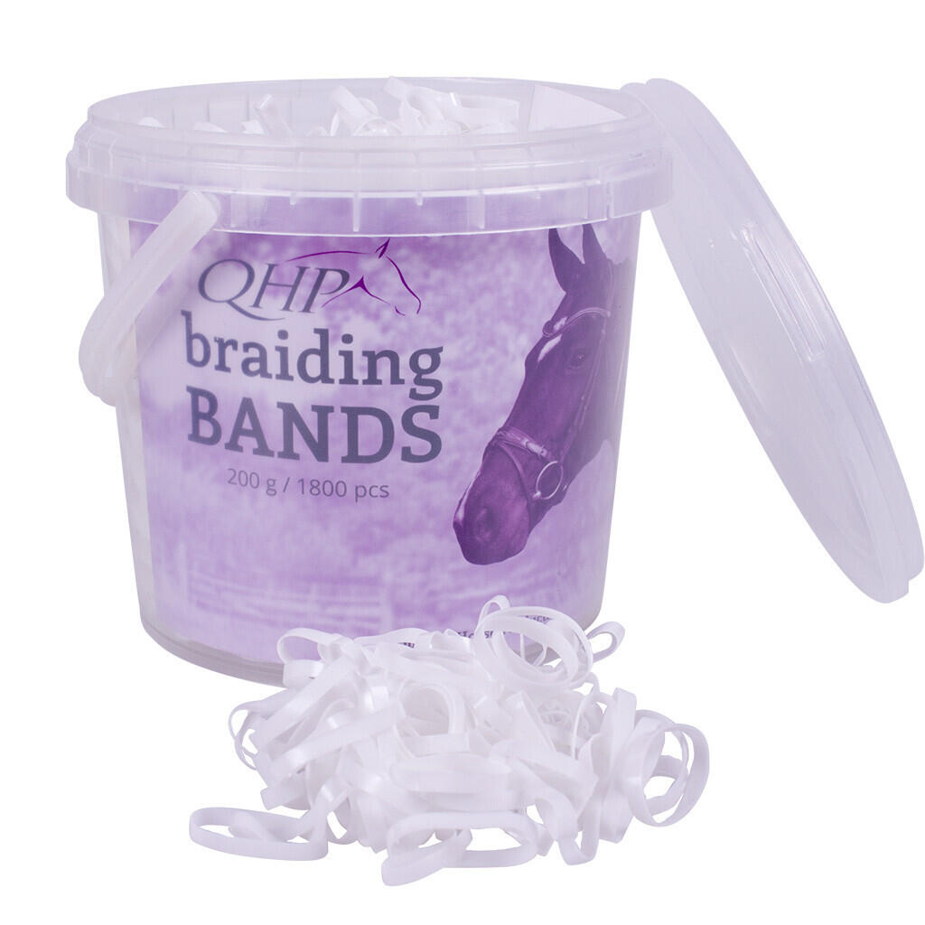 Wide rubber hair ties for horses Q-essentials