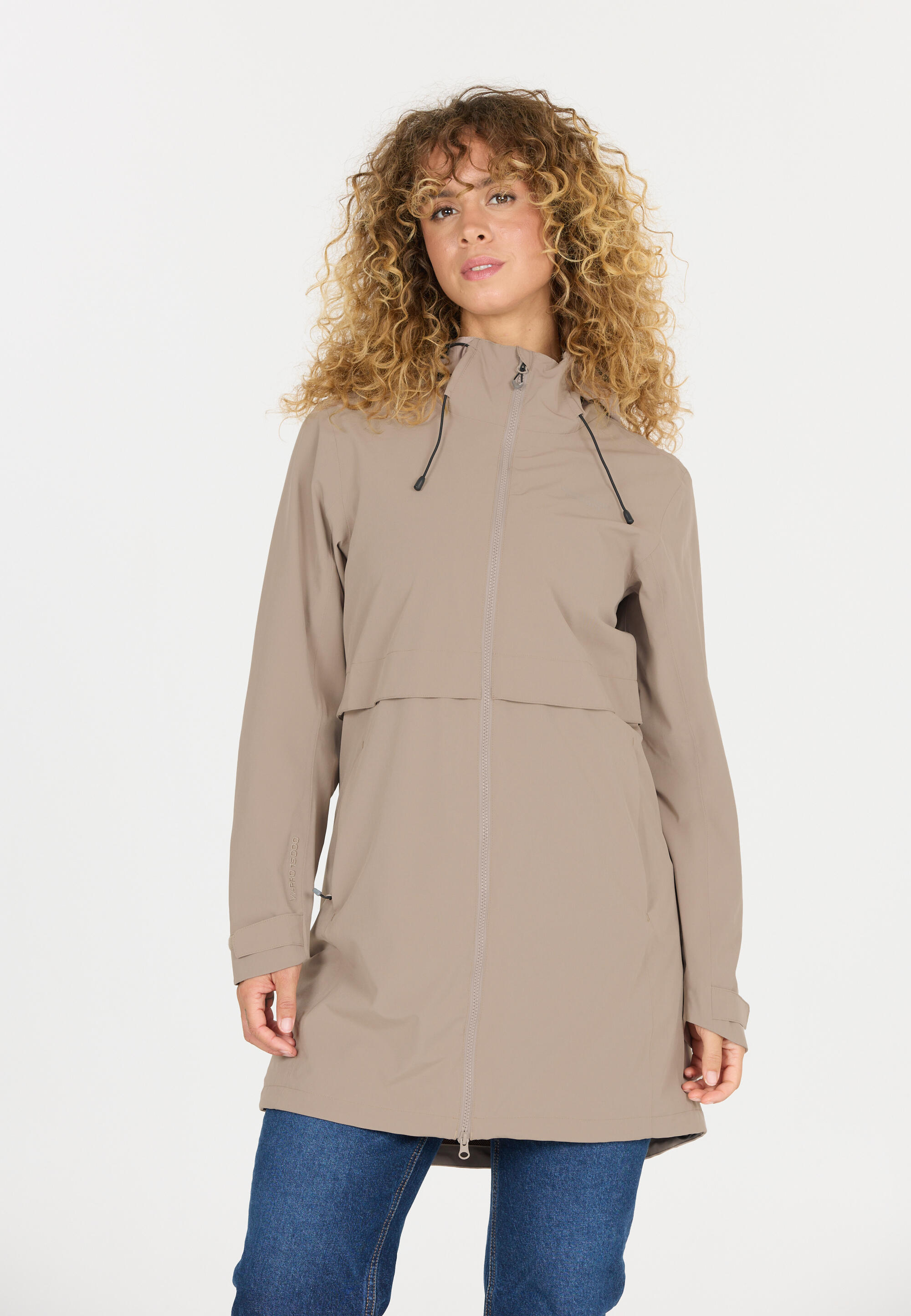 Lange Kapuzenjacke Damen Weather Report Dayton AWG W-PRO 15000 3/5