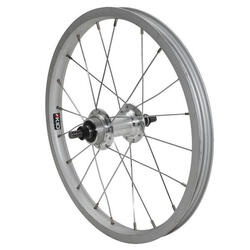 Roue arrière alu moyeu acier axe plein roue libre P2R
