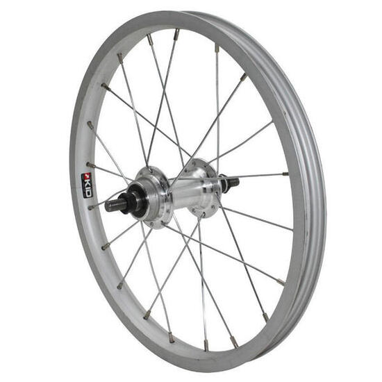 Roue arrière alu moyeu acier axe plein roue libre P2R