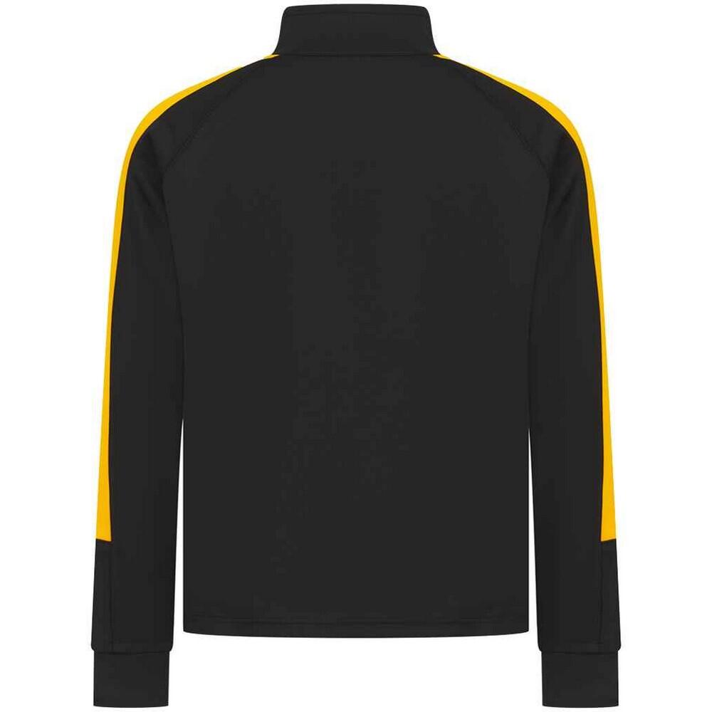 Strick Trainingsjacke Jungen Schwarz/Gold 2/2