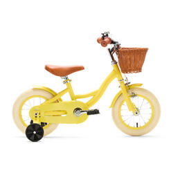 Generation Blanco 12 Pouces Jaune – Vélo Enfant avec Panier