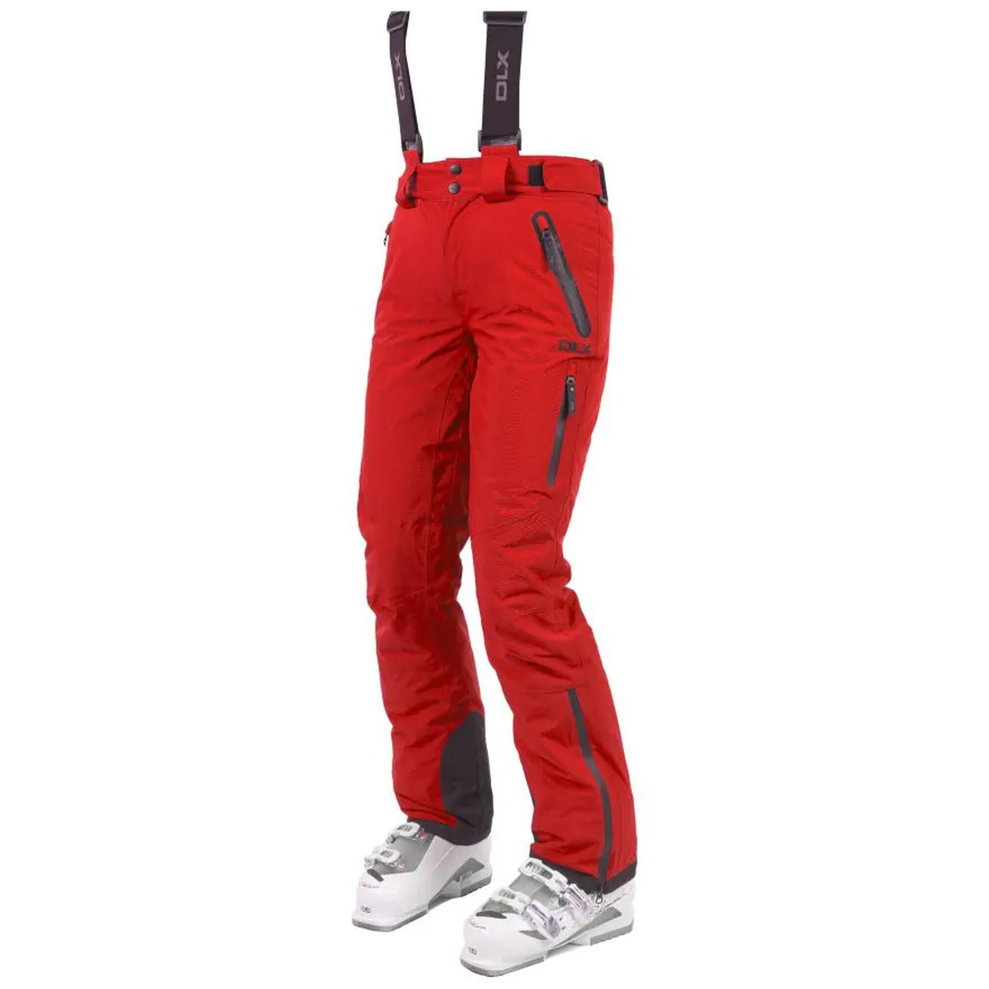 TRESPASS Womens/Ladies Marisol II DLX Waterproof Ski Trousers (Red)