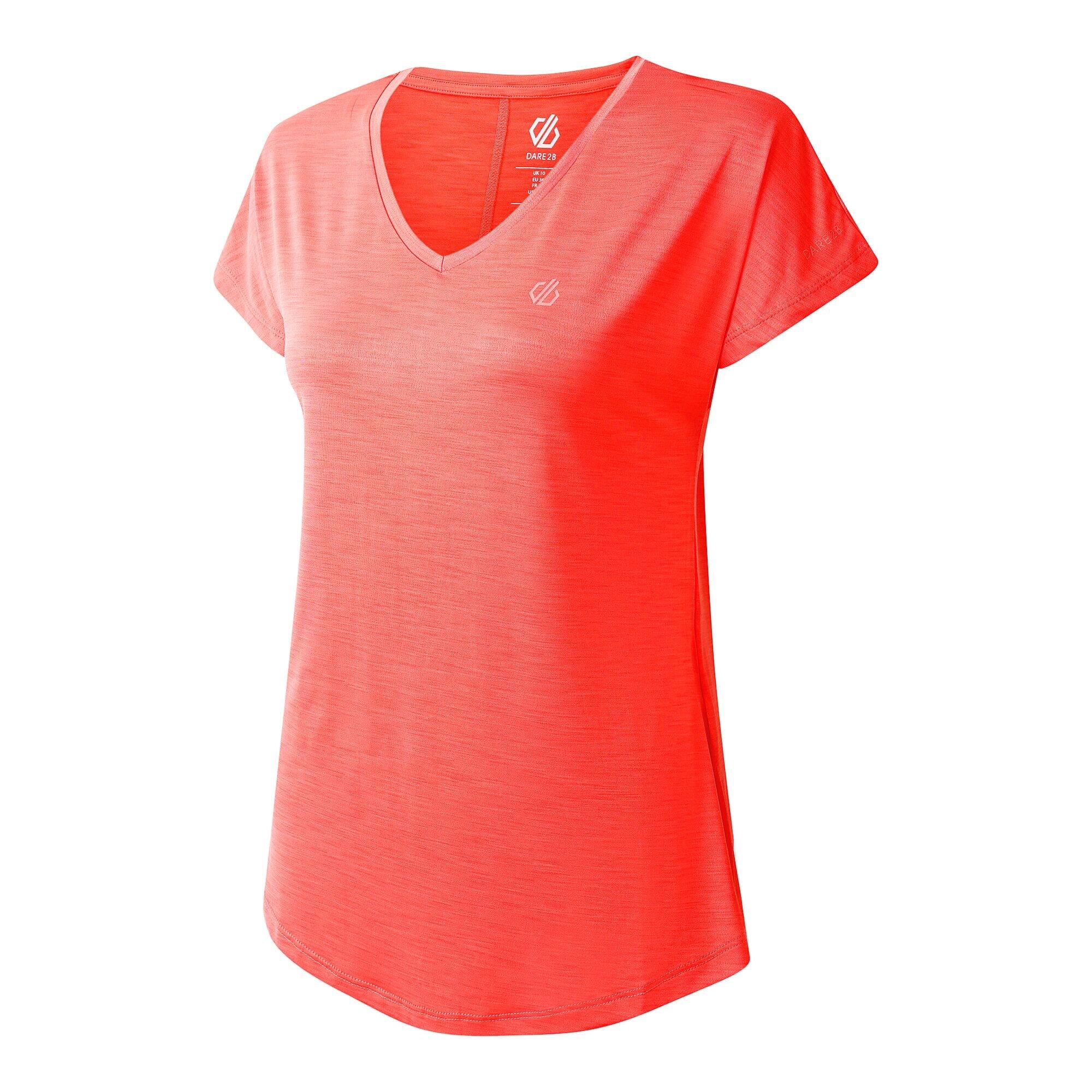 Dames Vigilant Actief TShirt (Perzikbloesem) 3/4