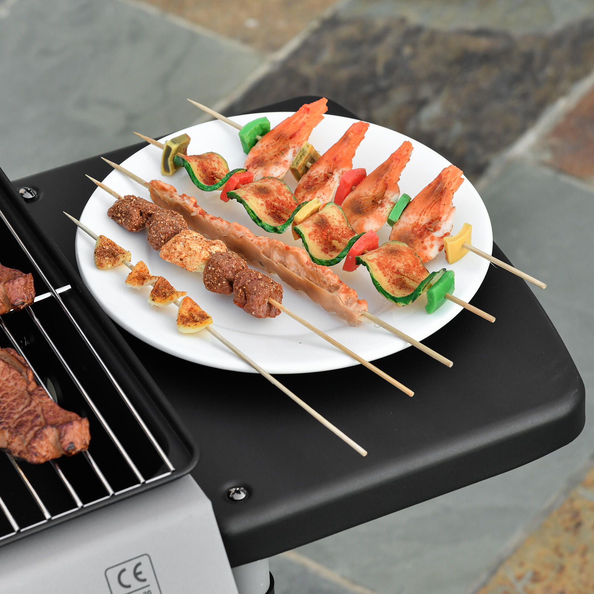 Barbecue a gás 104x49x99 cm preto Outsunny 4/7