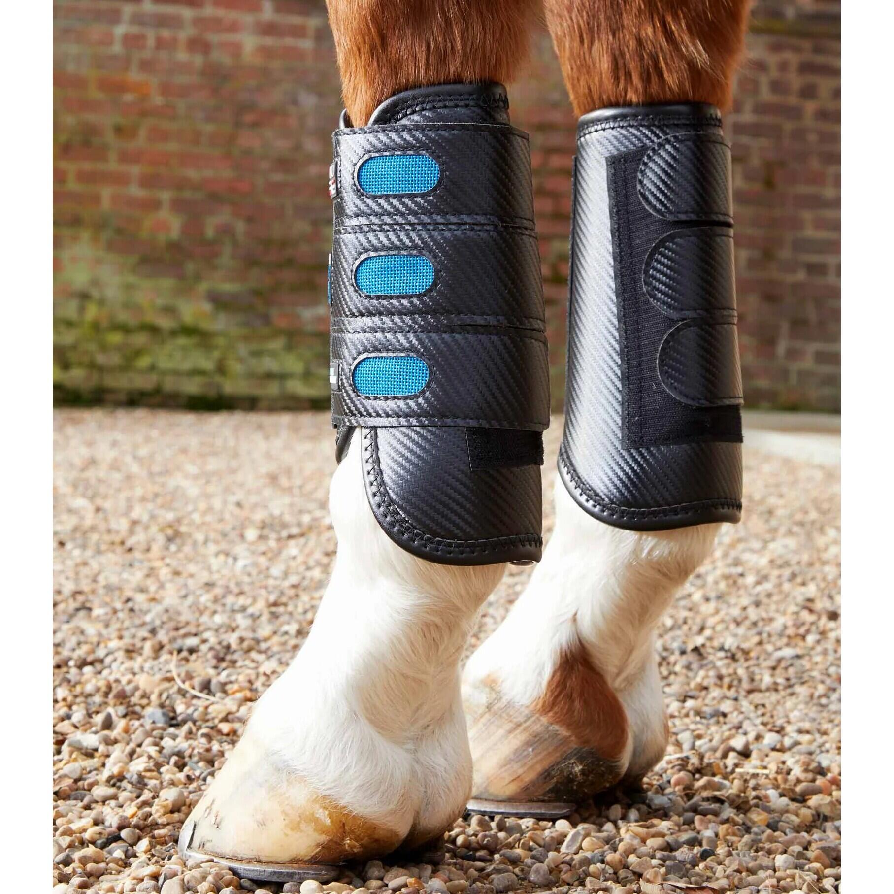 Guêtres antérieurs pour cheval Premier Equine Super Lite Carbon Tech 2/3