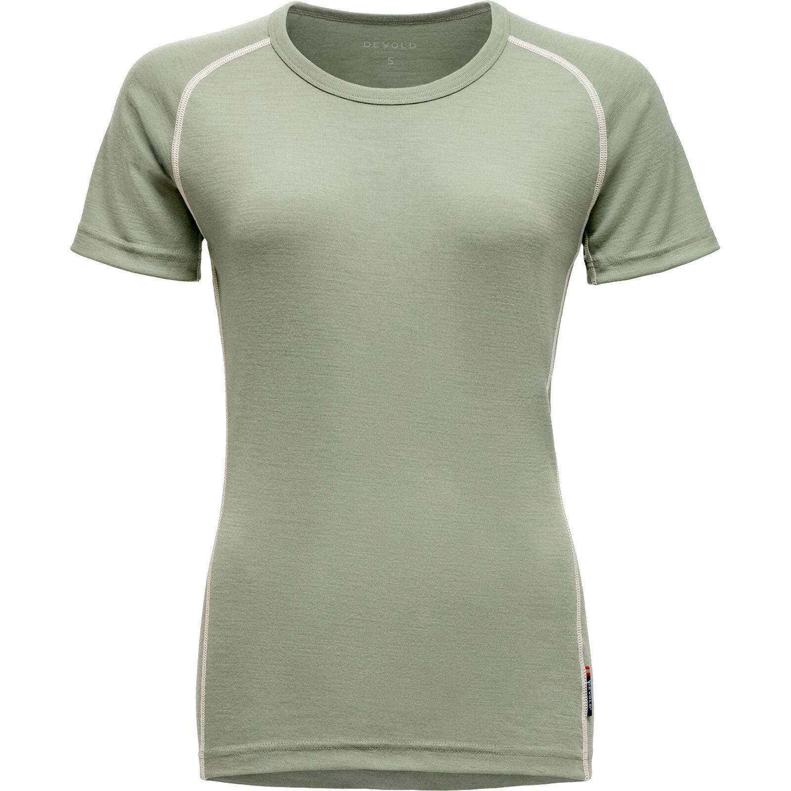 DEVOLD Funktionsshirt Lauparen Merino 190 Base Tee Wmn fog