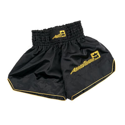 Pantaloncini da kickboxing in poliestere satinato Montana Multibox