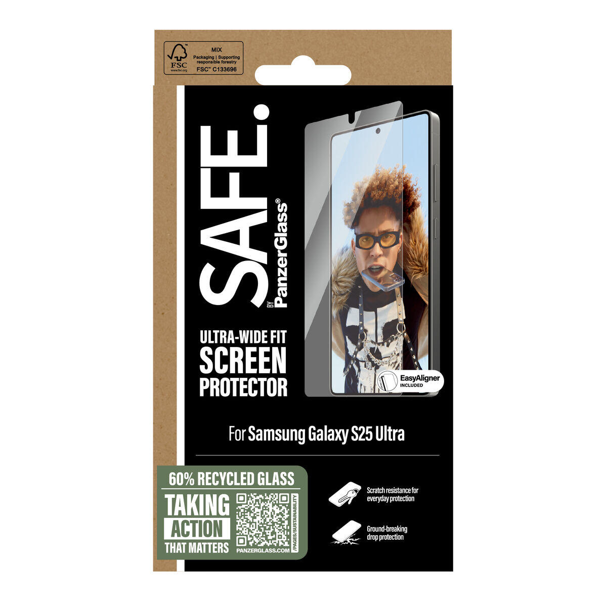 Film Protecteur pour Téléphone Portable PanzerGlass Samsung S25 Ultra 2/2