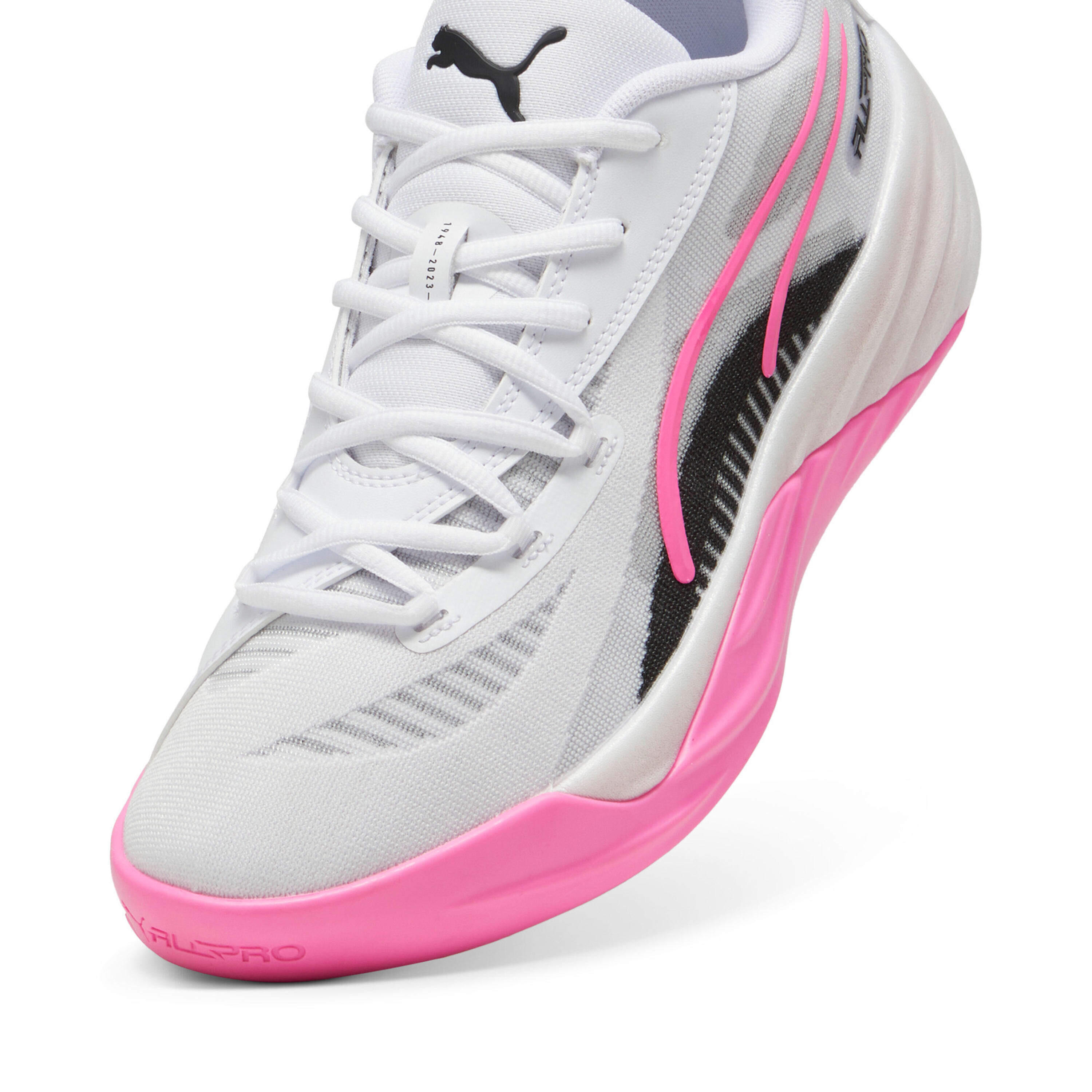 Puma All Pro Nitro Schuhe weiß pink Basketball 309689 3/7