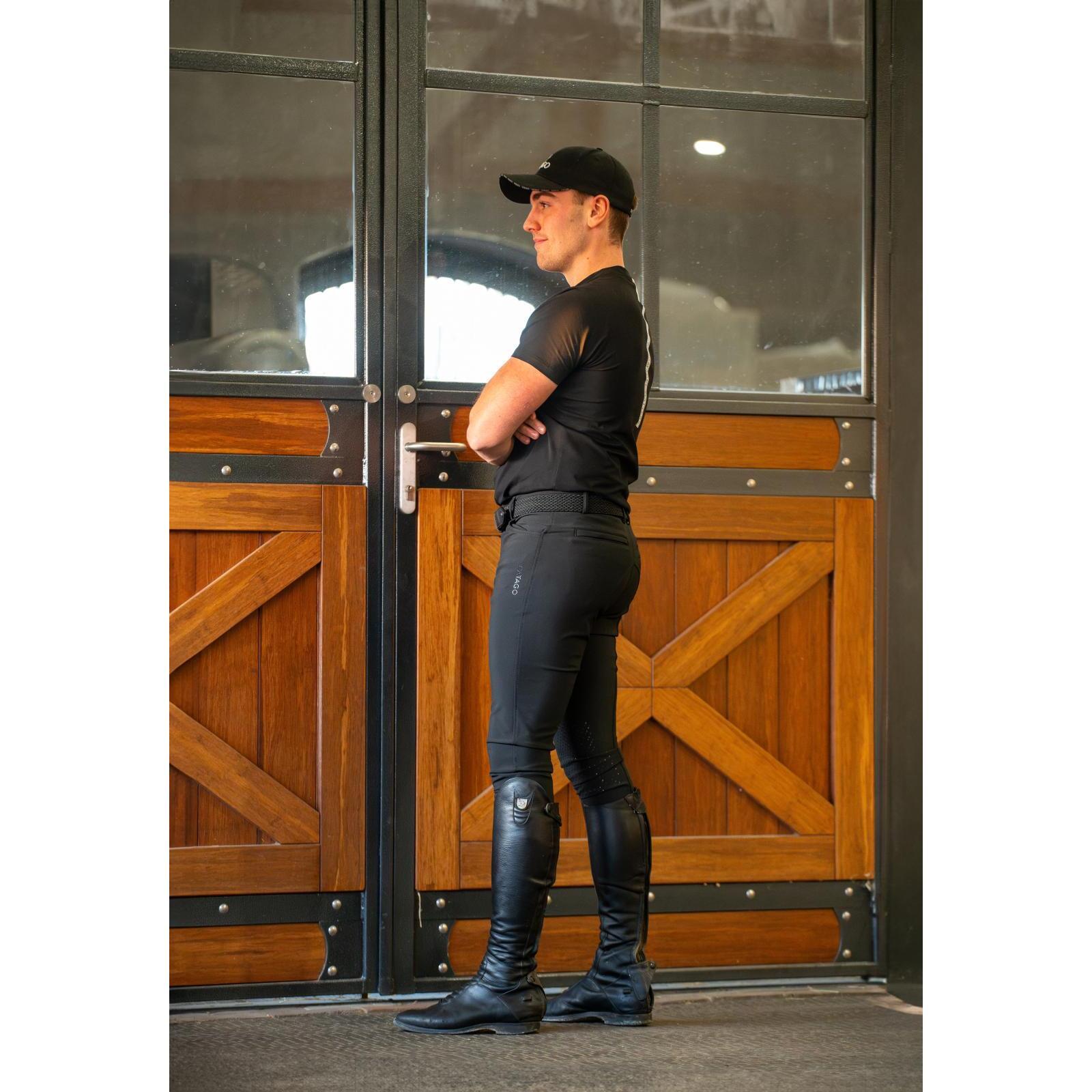 Mid grip riding Trousers Catago Nero 5/6