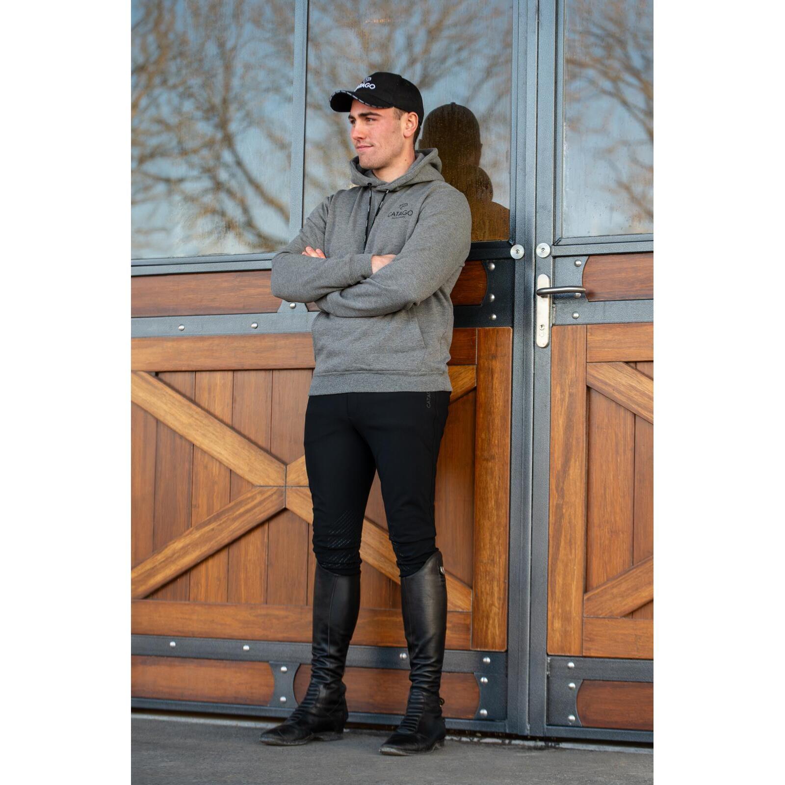 Mid grip riding Trousers Catago Nero 3/6