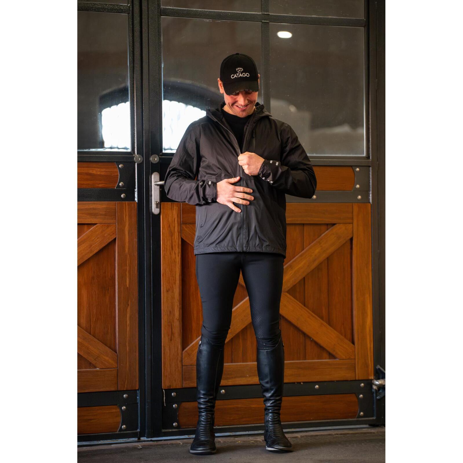 Mid grip riding Trousers Catago Nero 2/6