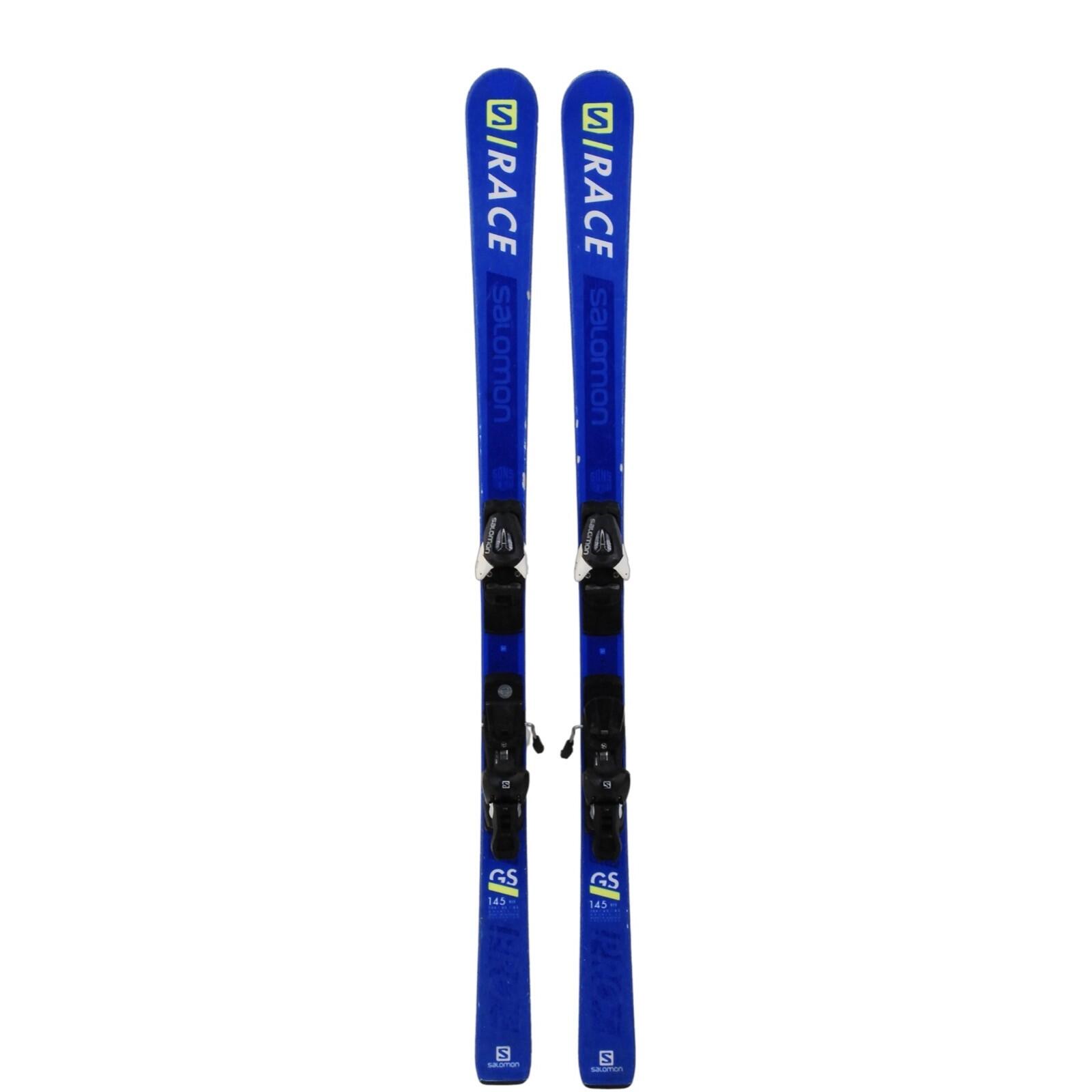 SALOMON RECONDITIONNE - Ski Junior Salomon Race Gs Pro + Fixations