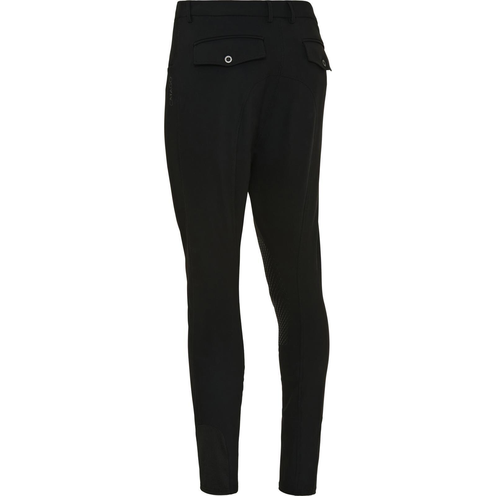 Mid grip riding Trousers Catago Nero 4/6