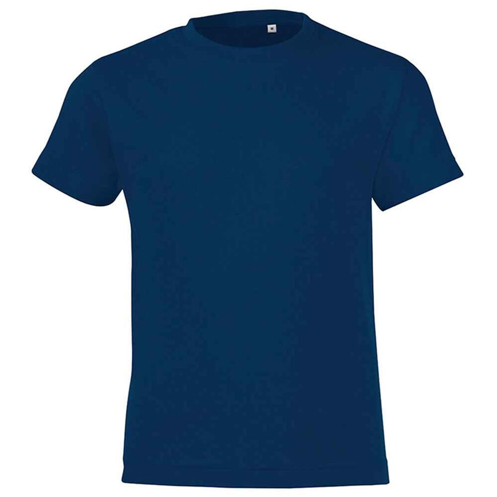 Sol's - Tshirt Enfant (bleu Marine Français) - T-shirt Manches Courtes - Bleu -  3 À 4 Ans - Decathlon