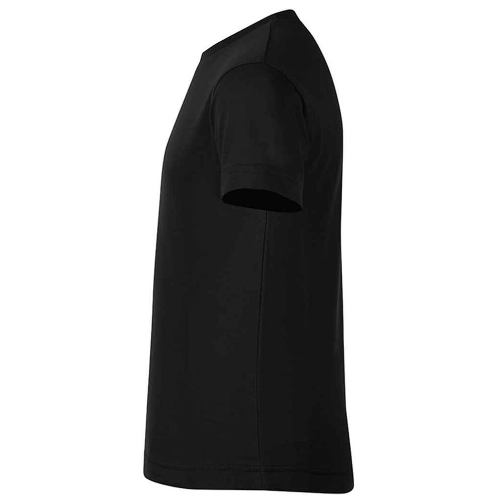 T-Shirt normal para crianças/jovens Preto Profundo 3/4