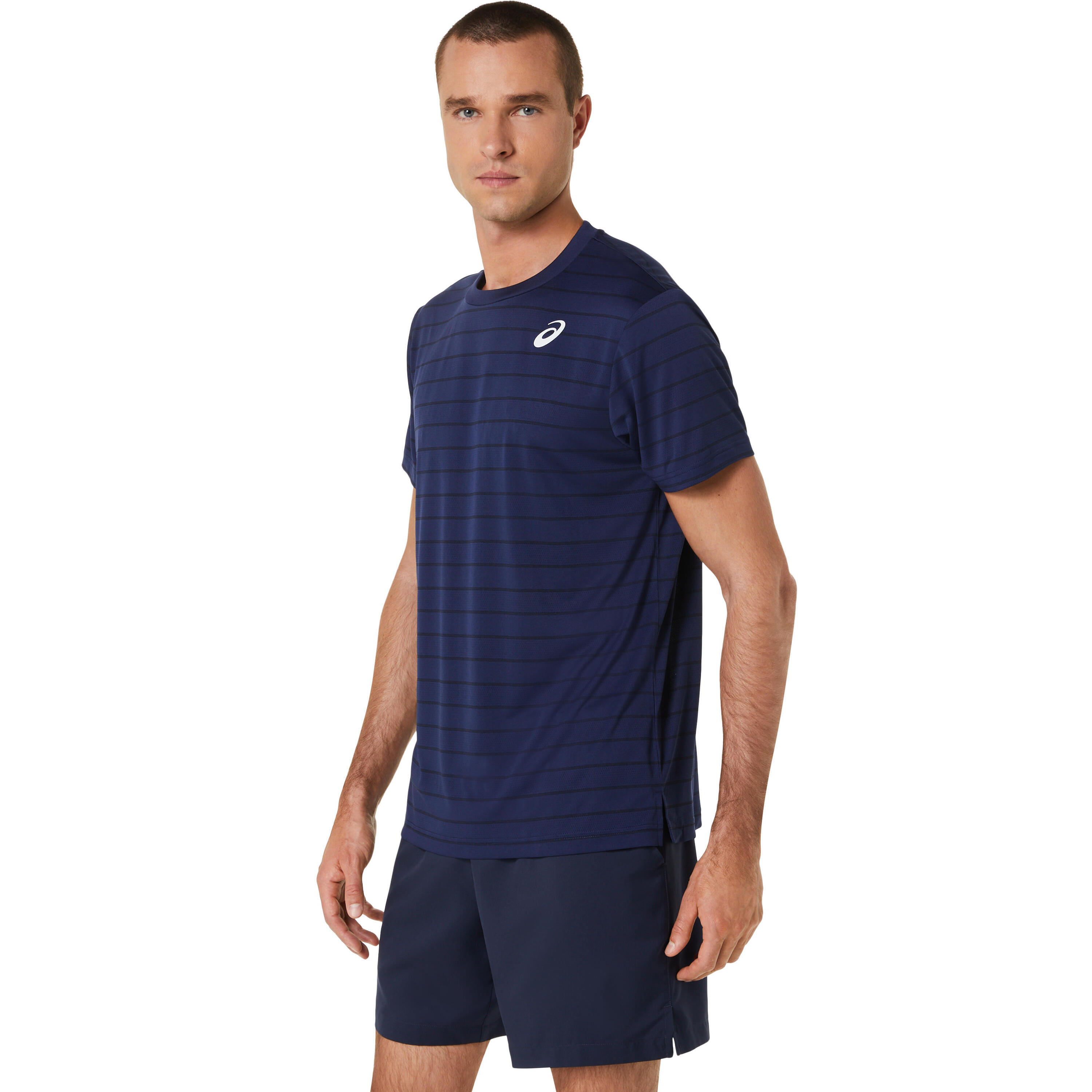 T-Shirt court Asics Court Stripe 3/5