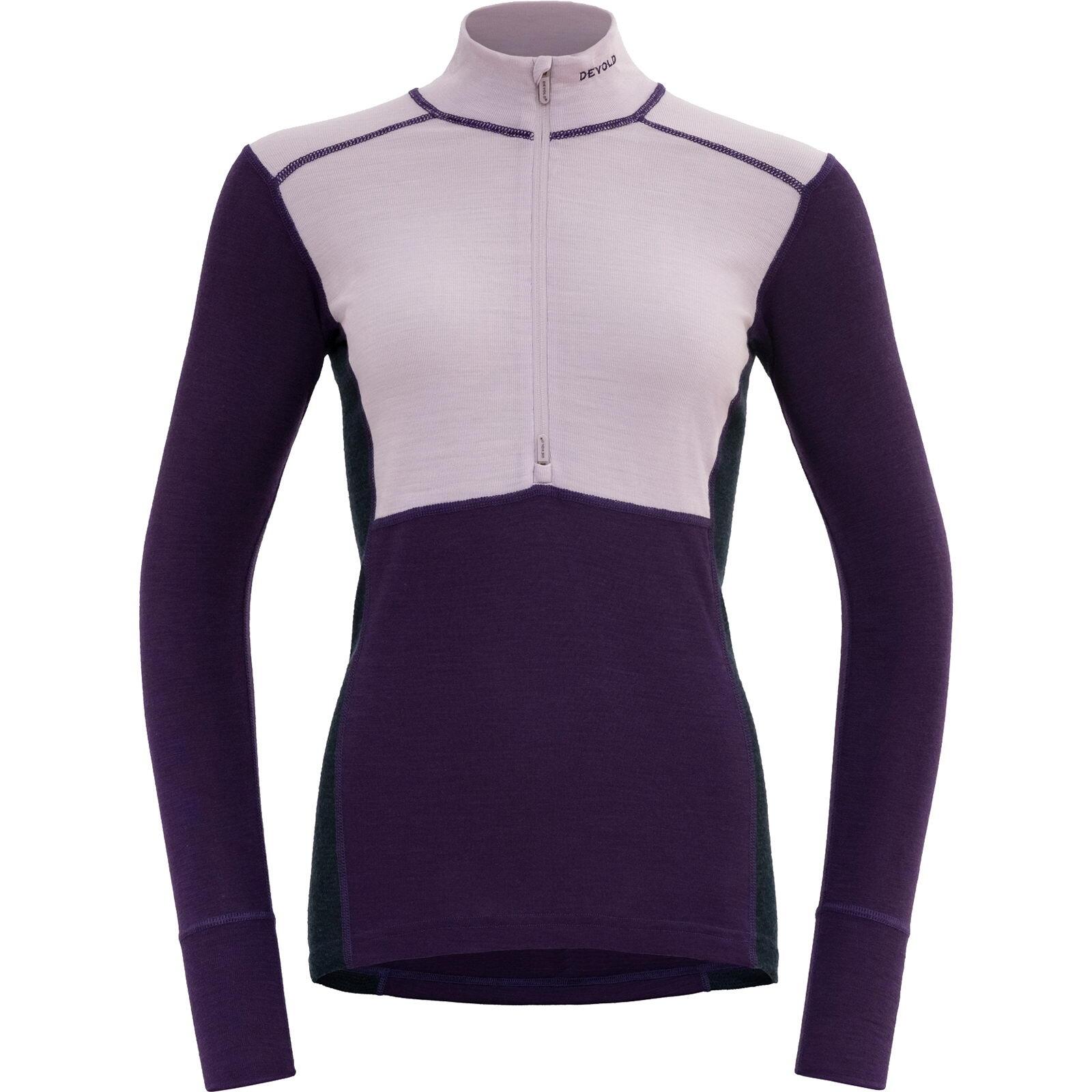 DEVOLD Funktionsshirt Lauparen Merino 190 Zip Neck Wmn orchid-lilac-ink