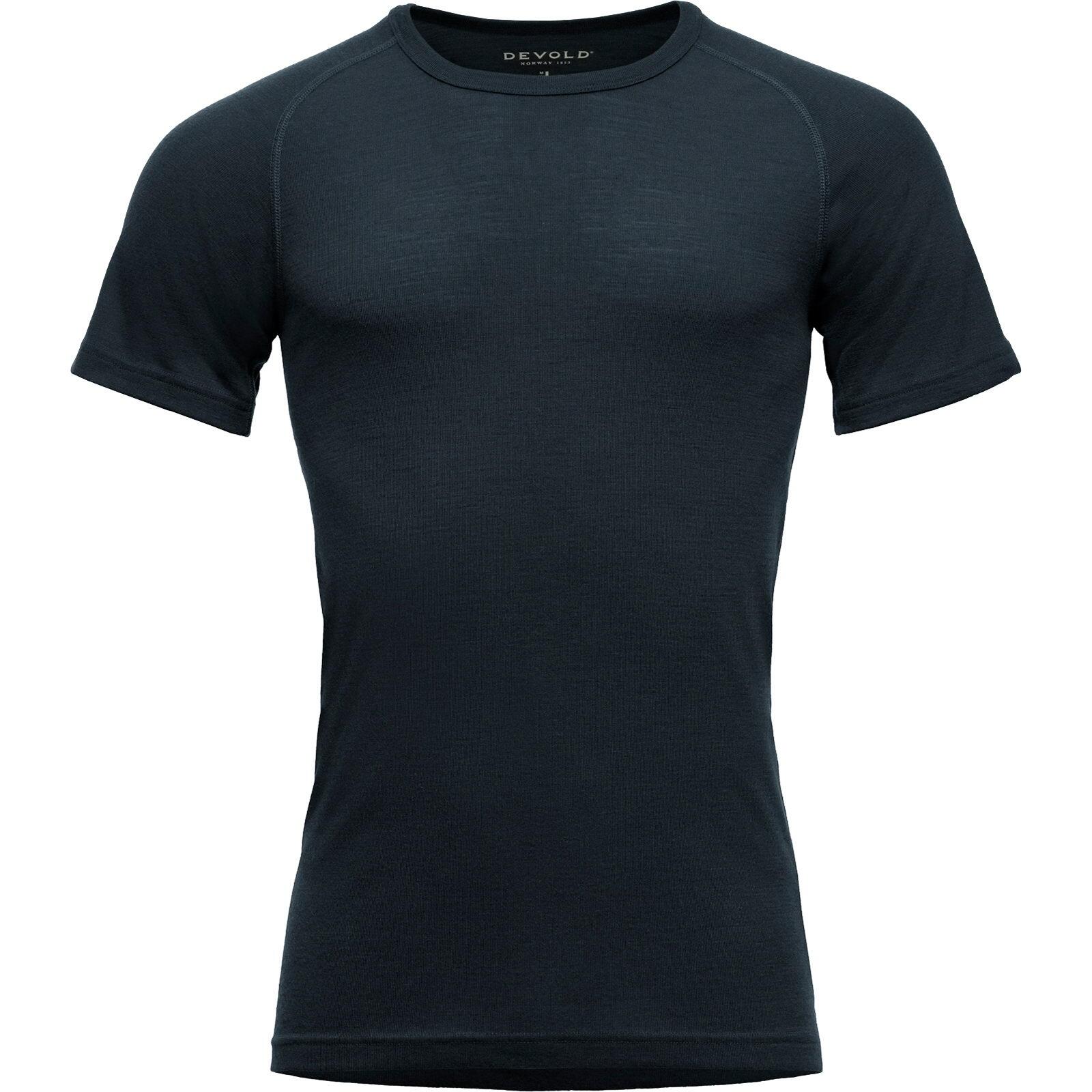 DEVOLD Funktionsshirt Lauparen Merino 190 Base Tee Man ink