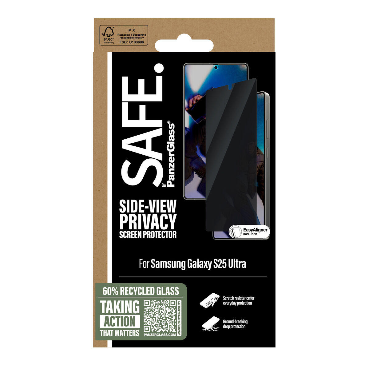 Protector de Pantalla para Móvil PanzerGlass Samsung S25 Ultra 2/2