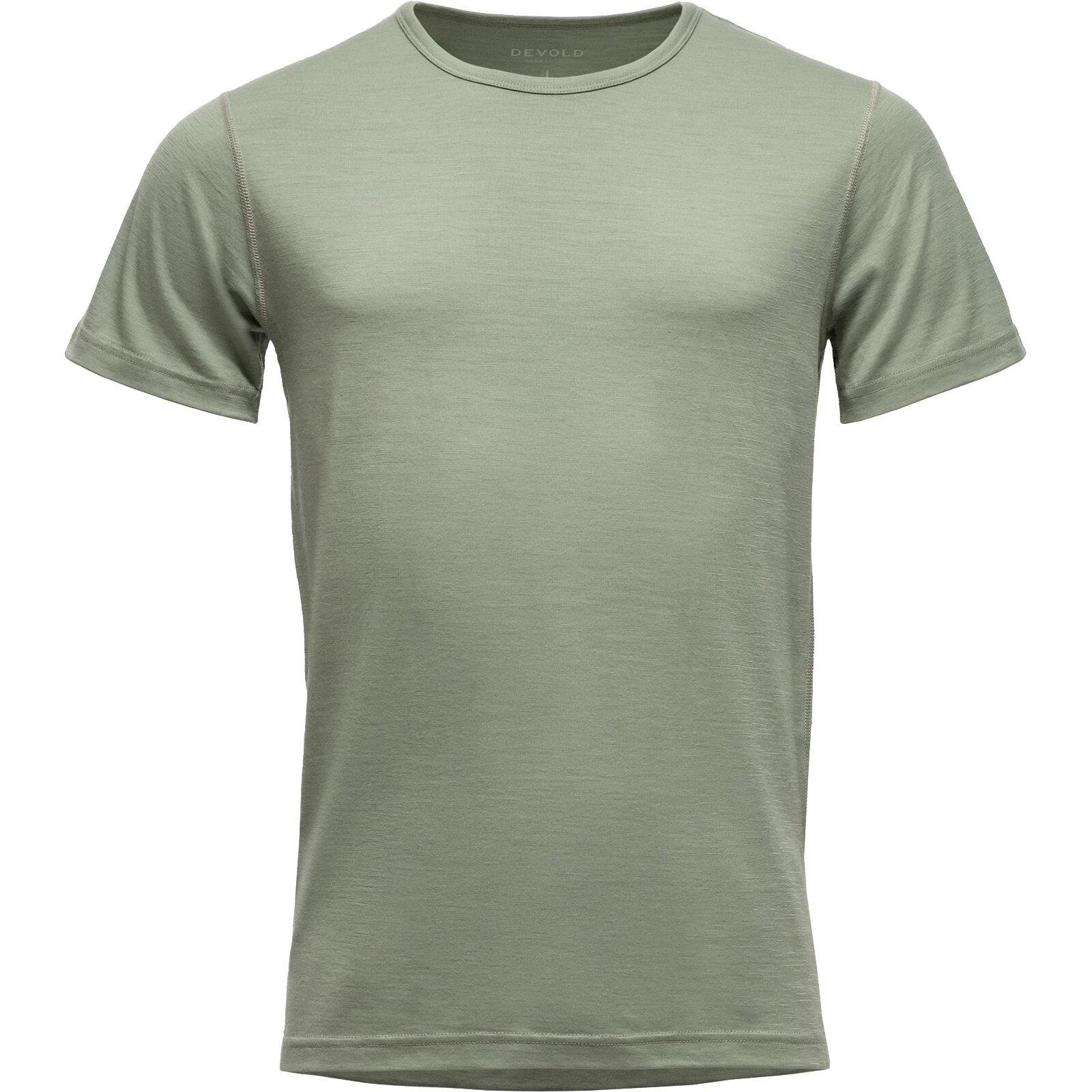 DEVOLD Funktionsshirt Breeze Plus Merino 200 T-Shirt Man fog