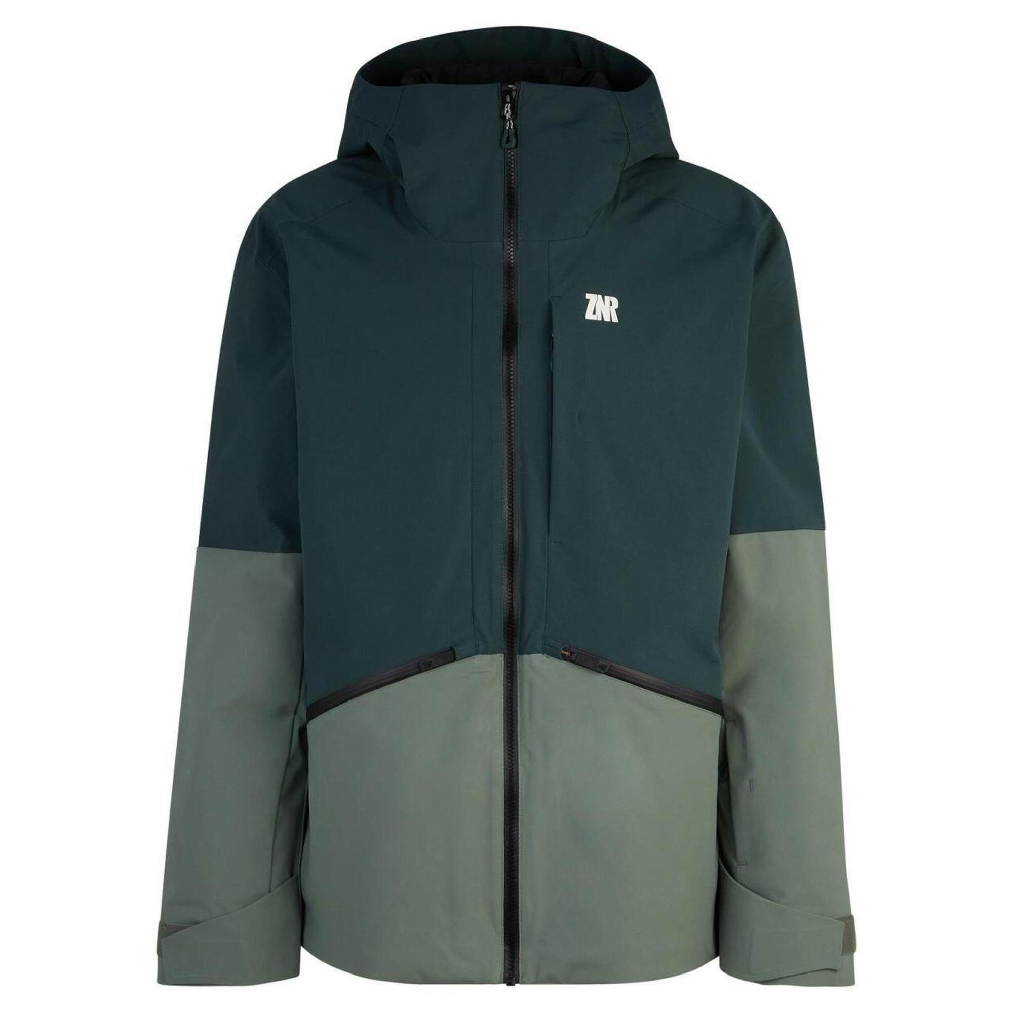 Ziener - Ziener Ziener Manteaux Rikkard Man (jacket Ski)  Hommes Dark Jungle - Doudoune Synthétique - Noir|vert - 48 Xl - Decathlon
