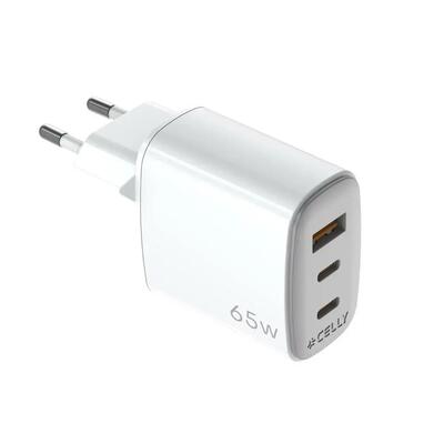 Oplader celly uptc1usb2usbc65 eu-stekker