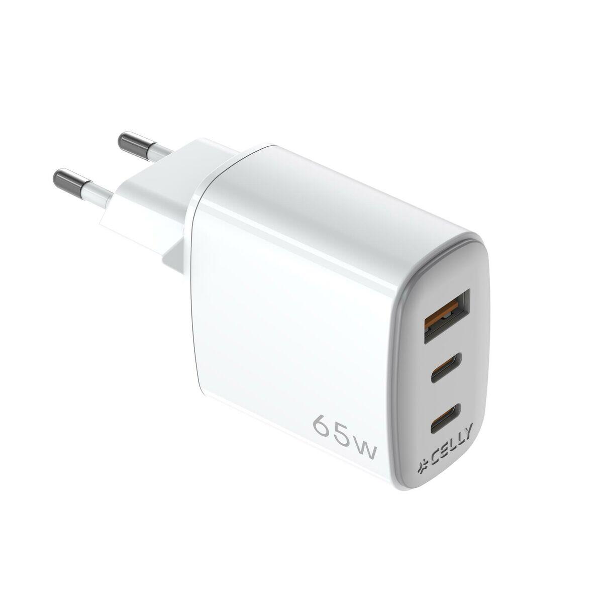Celly - Chargeur Mural Celly Uptc1usb2usbc65 Prise Eu - Chargeur - Multicolore - Taille Unique - Decathlon