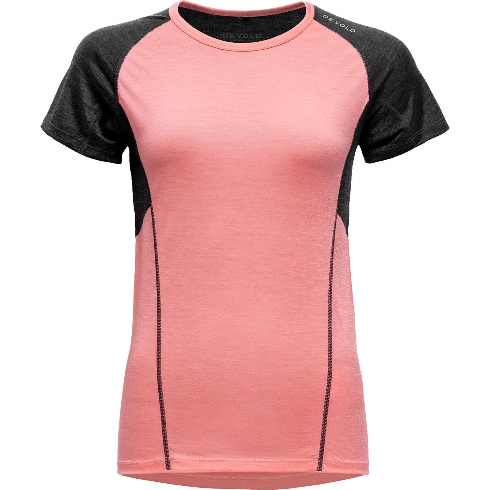 DEVOLD Funktionsshirt Running Merino 130 T-Shirt Wmn apricot