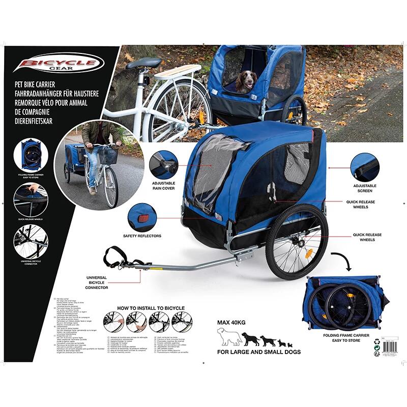 Przyczepka rowerowa Bicycle Gear do 40KG 7/7