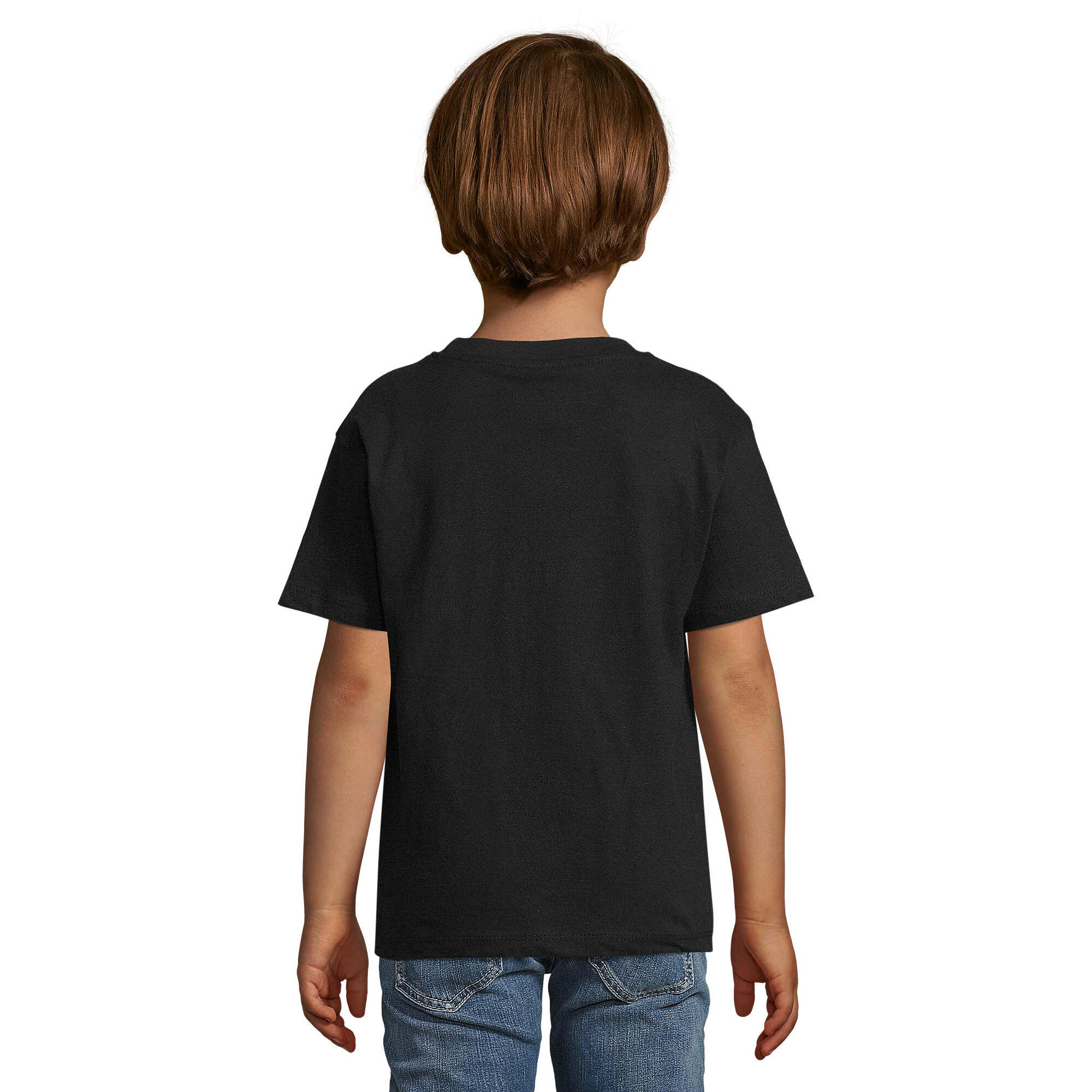 Maglietta Bambini SOLS Regent Nero Intenso 2/3