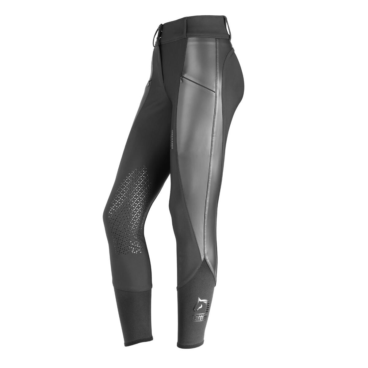 Leggings Tattini equitazione in ecopelle mid grip da donna Melissa 3/3