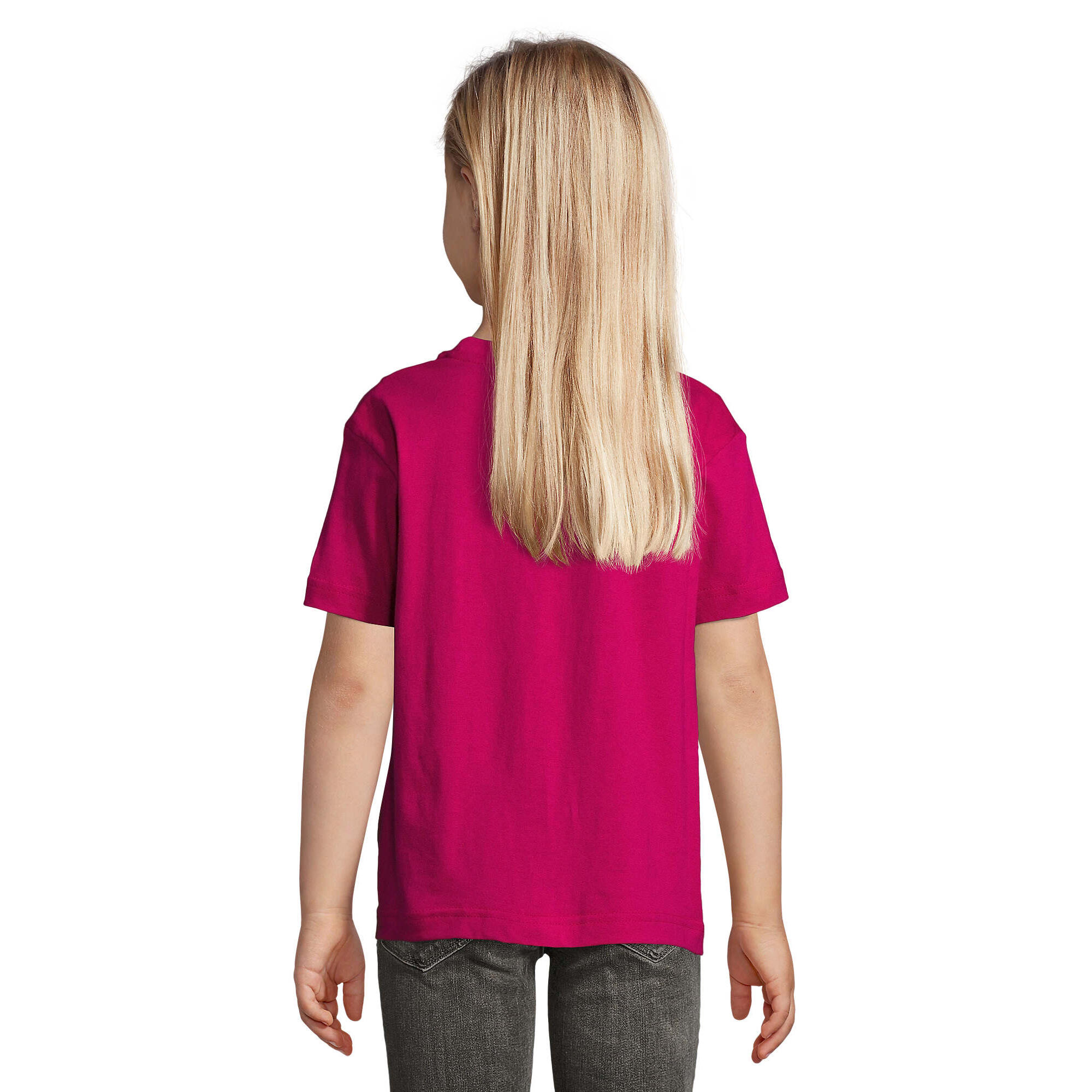 Maglietta Bambini SOLS Regent Fucsia 2/3