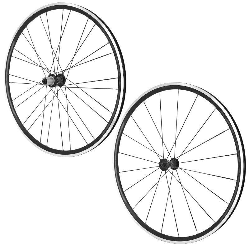 Paire De Roues Miche Excite 700C – Route, Noir, Hyper Glide, Jantes 26 Mm, Pour Shimano 9/10/11v