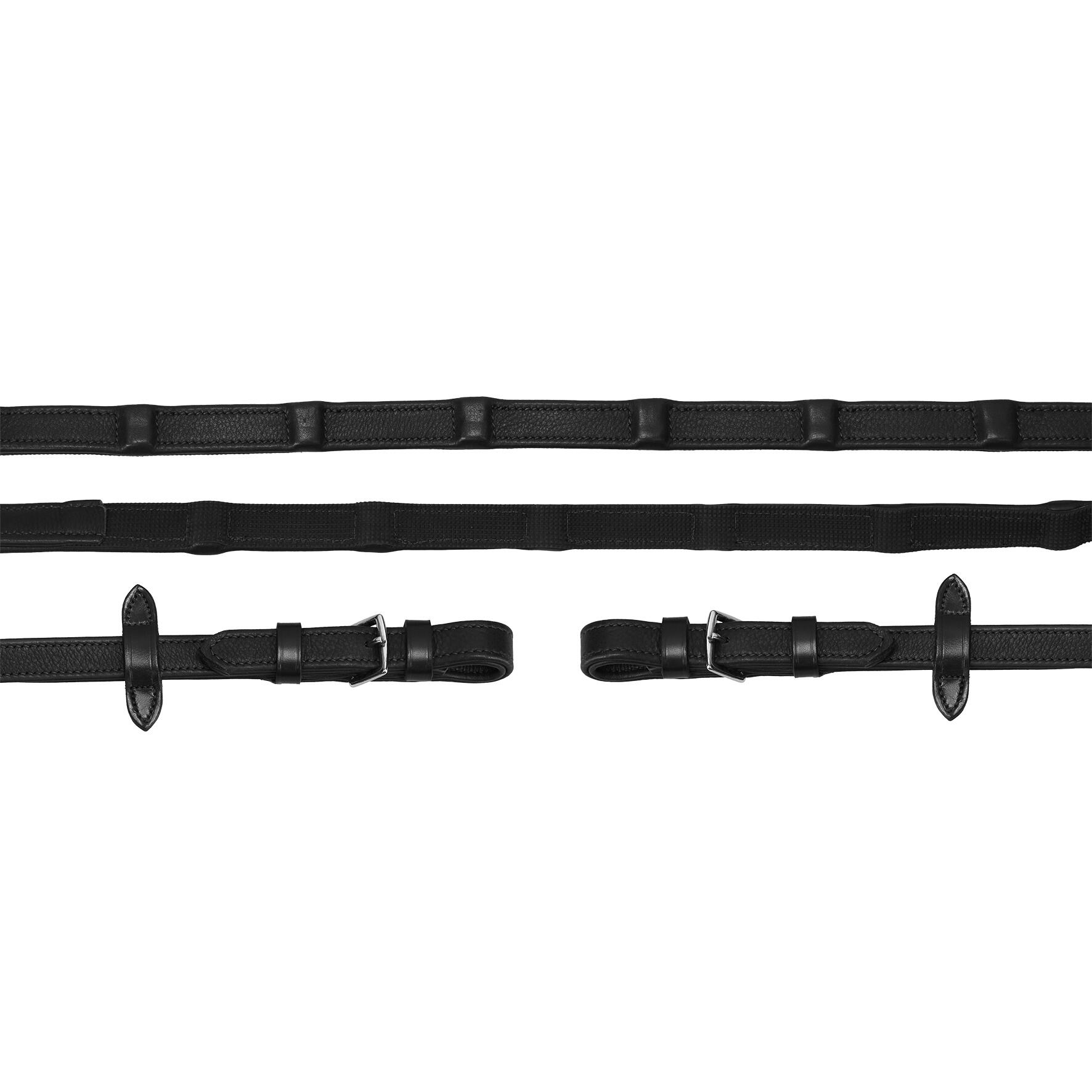 Rênes en cuir pour cheval large Schockemöehle Durasoft Grip 2/2