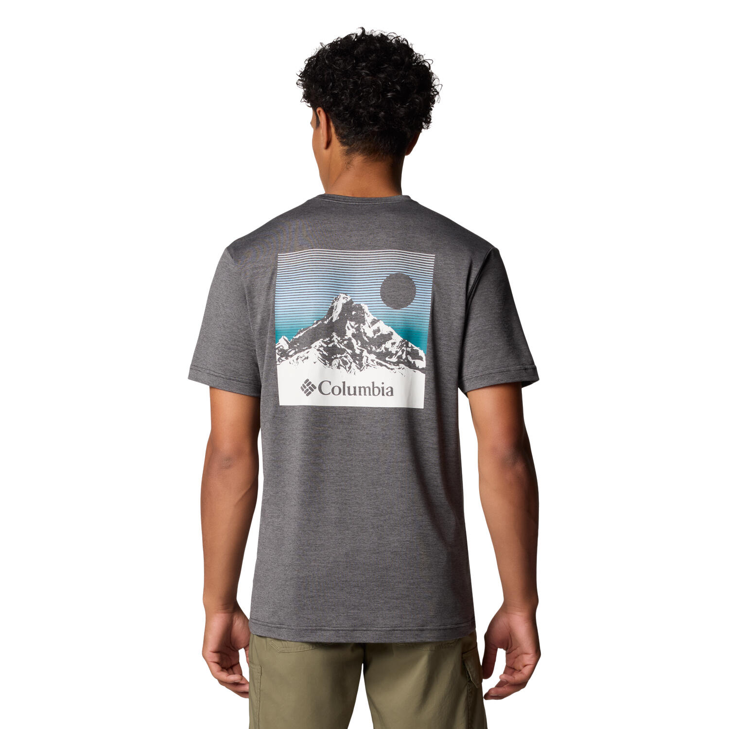 T-shirt sportowy z krótkim rękawem męski Kwick Hike Back Graphic SS Tee 3/4
