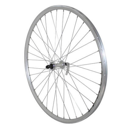 Roue de vélo VTC avant aluminium double paroi blocage Velox Er10