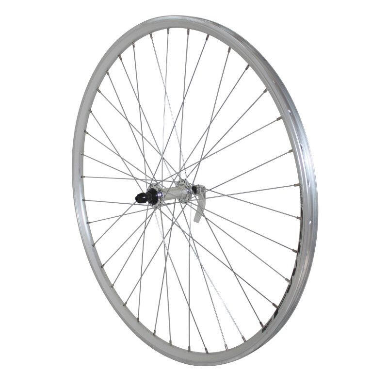 Velox - Roue De Vélo Vtc Avant Aluminium Double Paroi Blocage Velox Er10 - Roue - Gris - 700 Mm - Decathlon