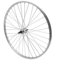 Roue de vélo VTC-City arrière aluminium moyeu aluminium axe plein Velox Rl 7-6V