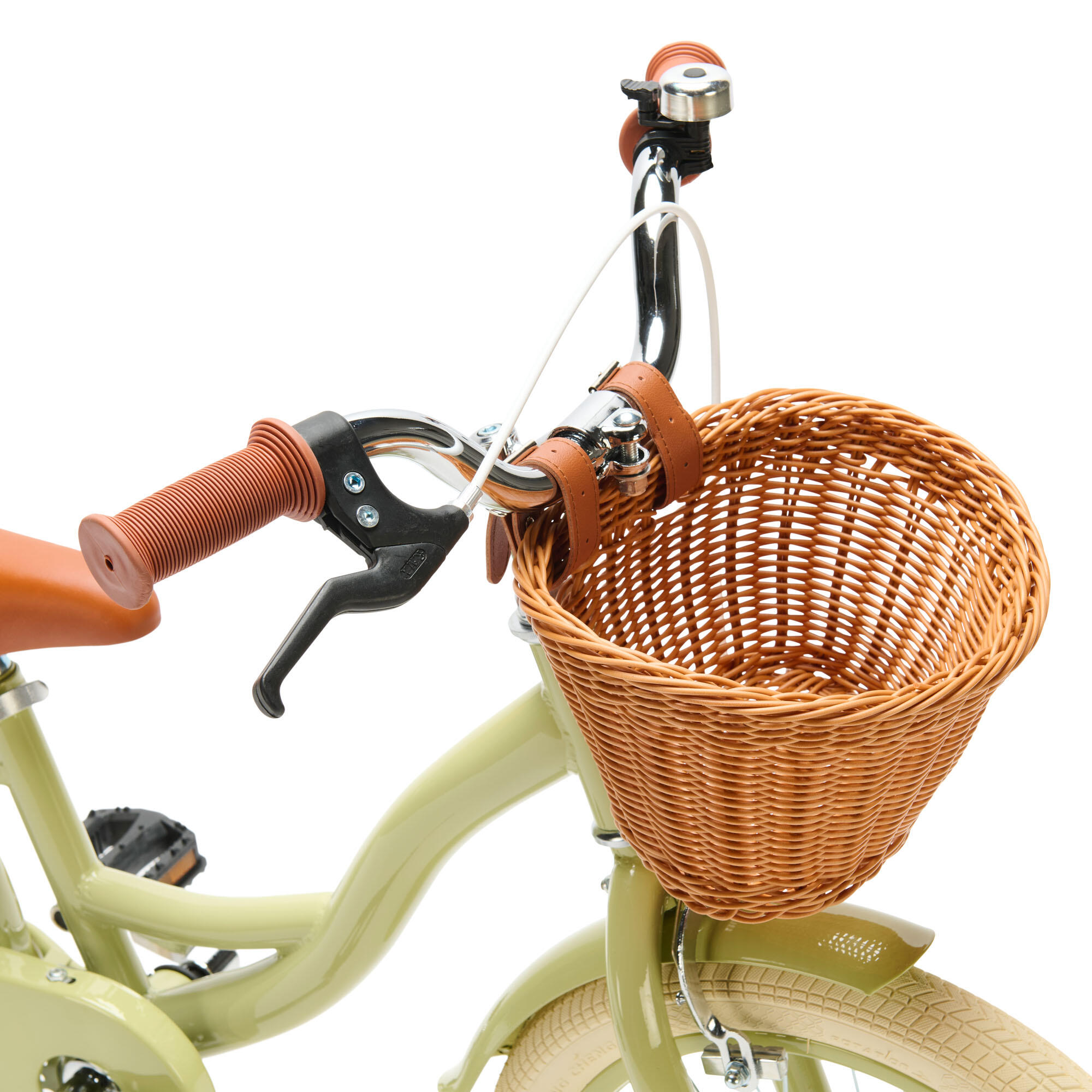 Generation Blanco 16 Inch Olijfgroen – Kinderfiets met mandje 4/4