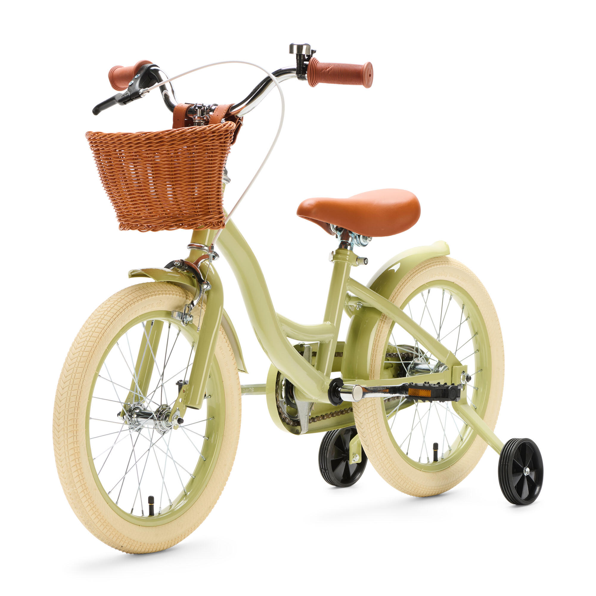 Generation Blanco 16 Inch Olijfgroen – Kinderfiets met mandje 2/4