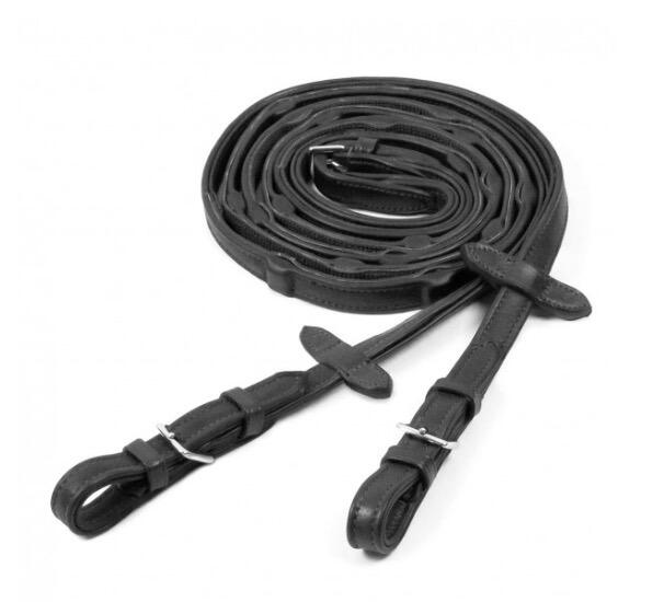 Rêne pour cheval en cuir Schockemöhle Sports Durasoft Grip 2/2