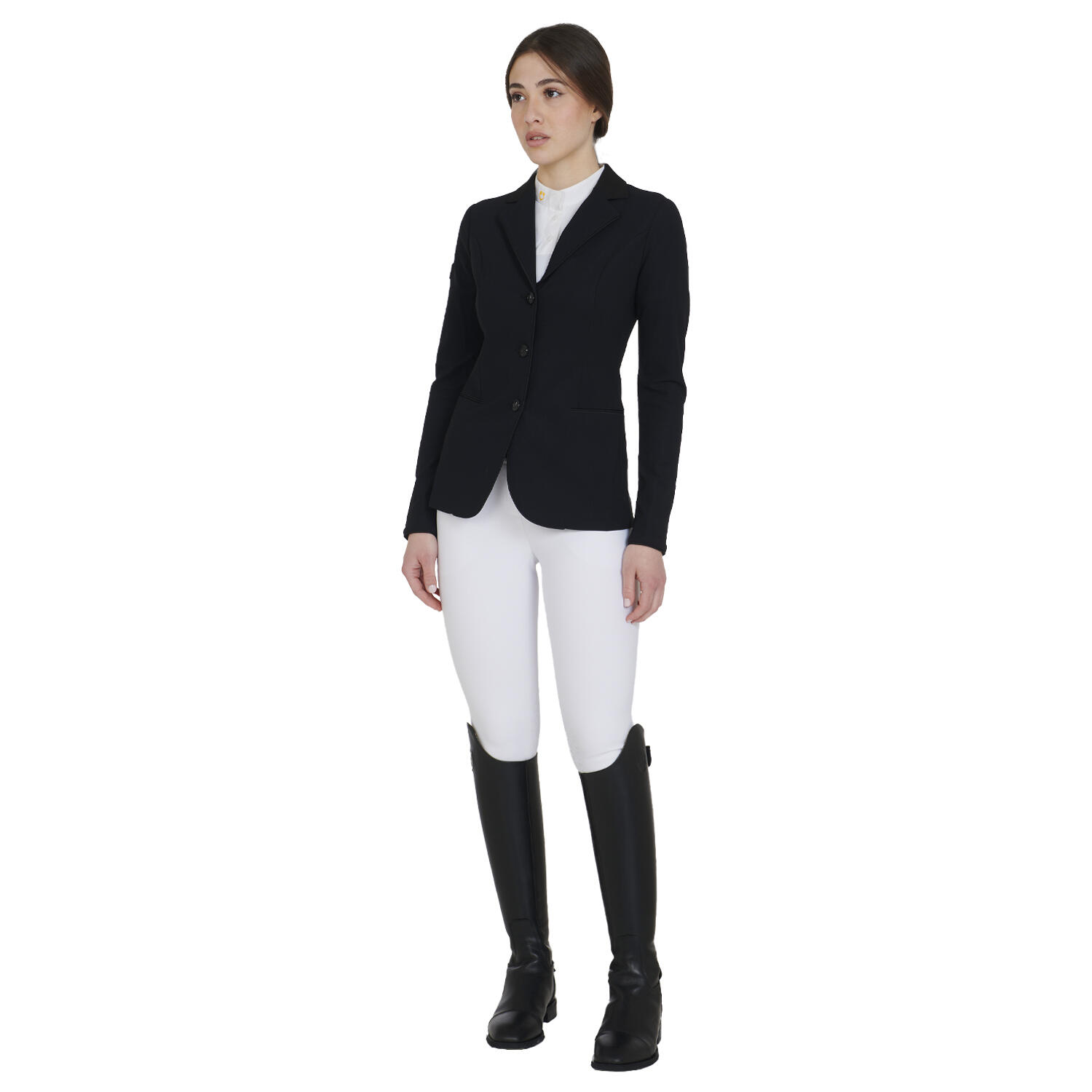 Veste de concours à trois boutons femme Equestro 3/7