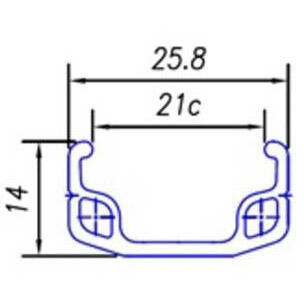 Hinterradnabe Fahrrad, Vollachse, Aluminiumfelge Velox Moy. Velosteel Coaster 3/3