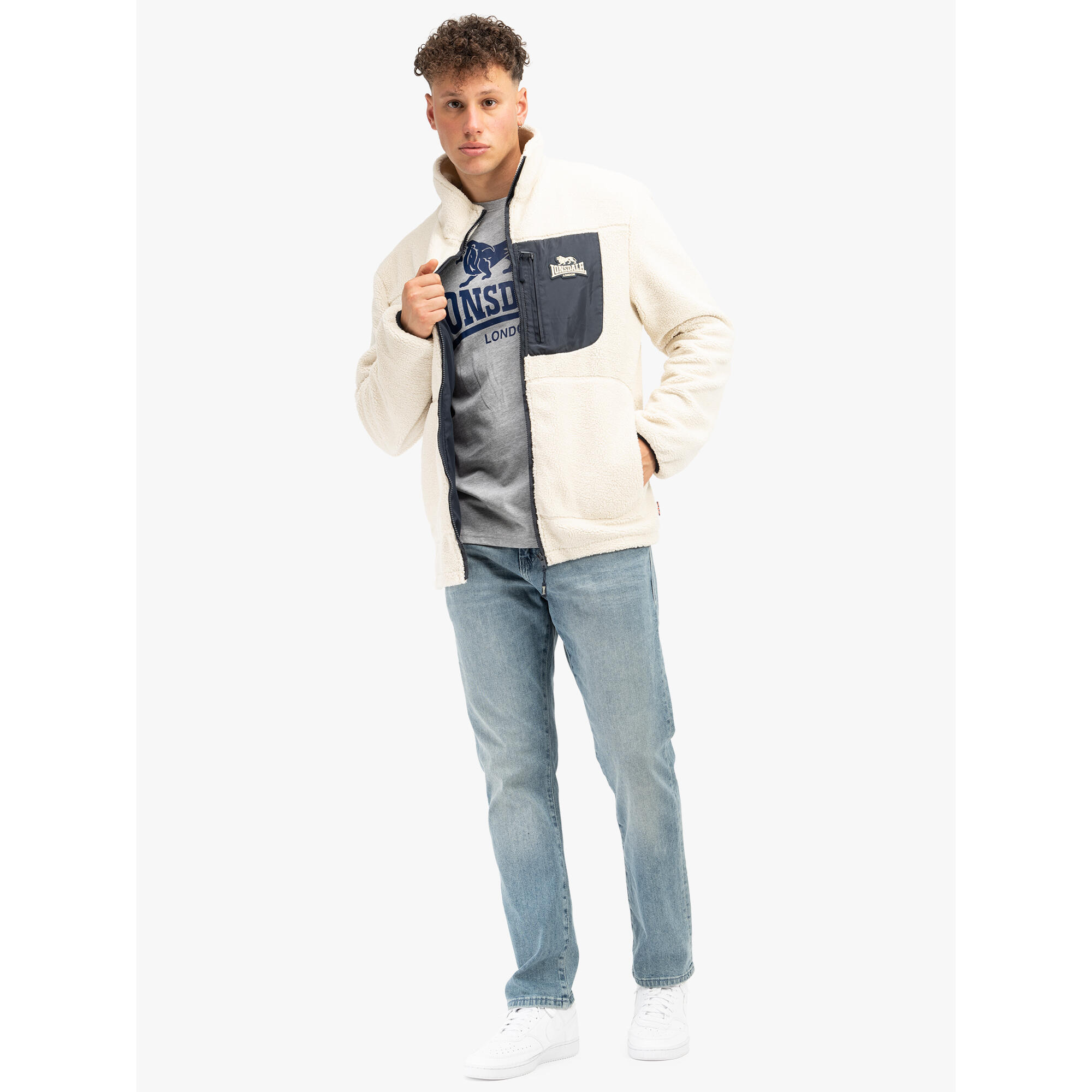Polaire sherpa coupe classique Lonsdale Lartington 2/6